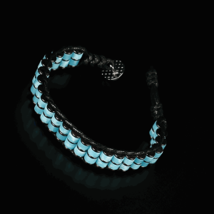 Agalmatolite & Hematit Taşı Silindir Bileklik, Unisex / Kadın / Erkek