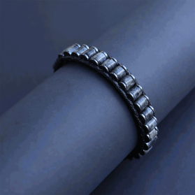 Labradorit Taşı Silindir Bileklik