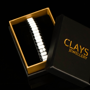 Havlit, Hematit Taşı Silindir Bileklik, Unisex / Kadın / Erkek