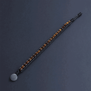 Kaplan Gözü Doğal Taş Slim Bileklik